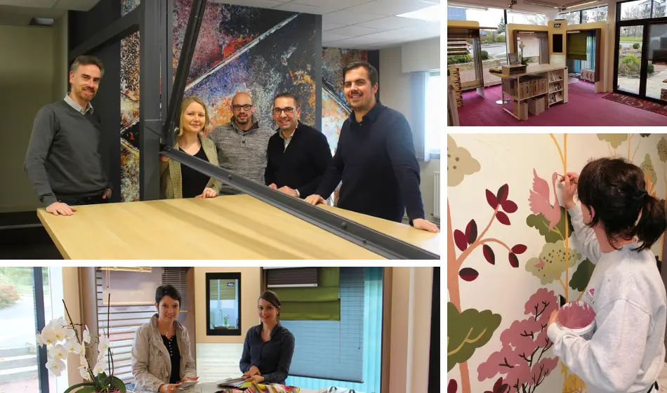 équipe de marchand décoration