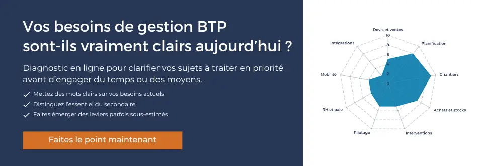CTA diagnostic des besoins de gestion BTP